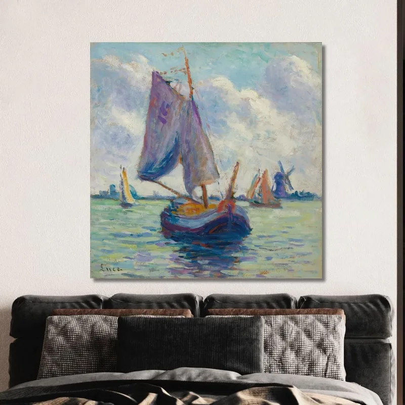 Bateaux Hollandais Maximilien Luce