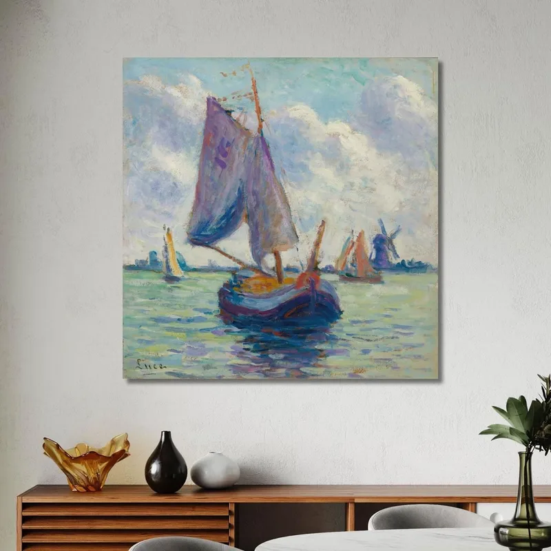 Bateaux Hollandais Maximilien Luce