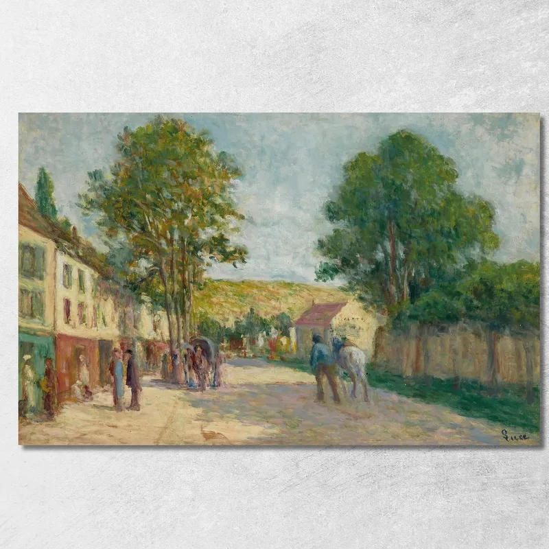 Environs Of Paris Maximilien Luce canvas print