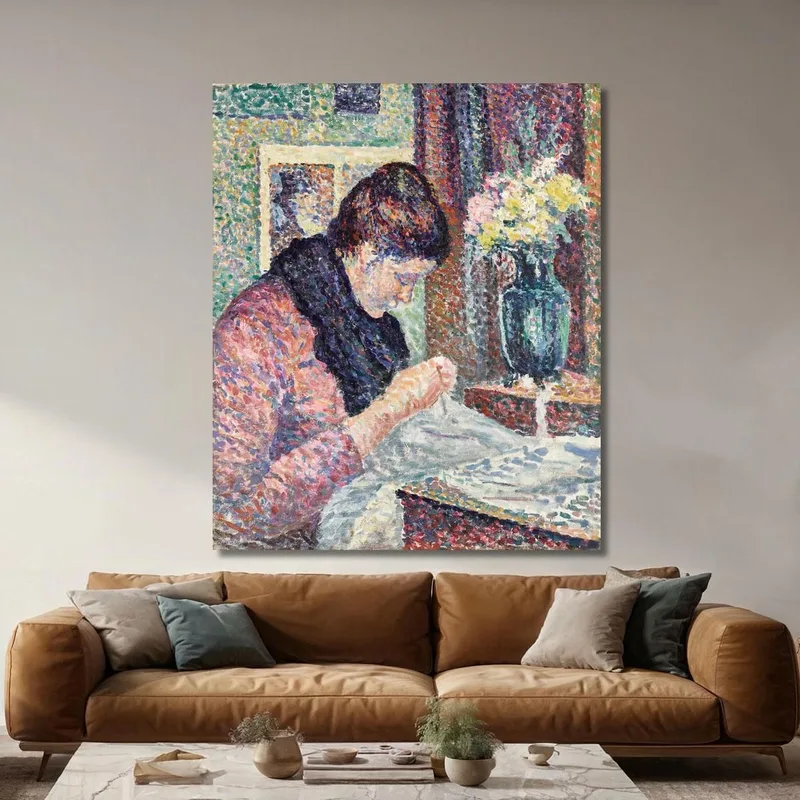 Donna Che Cuce Maximilien Luce