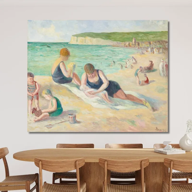 La Spiaggia Di Mers-Les-Bains Maximilien Luce