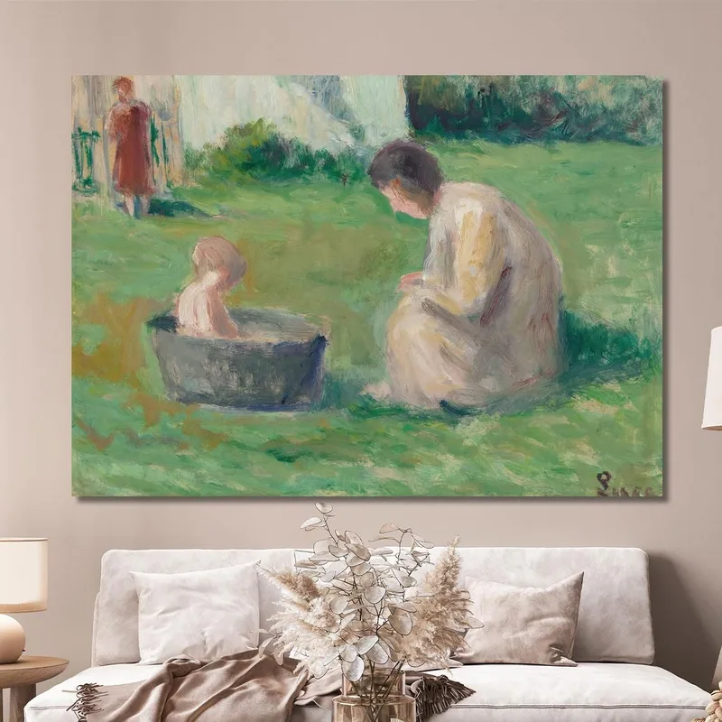 El Baño Del Bebé Maximilien Luce