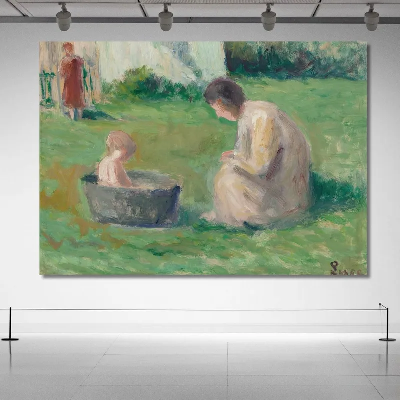 El Baño Del Bebé Maximilien Luce