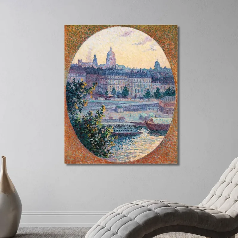 Der Quai Montebello Und Der Hügel Sainte-Geneviève Maximilien Luce