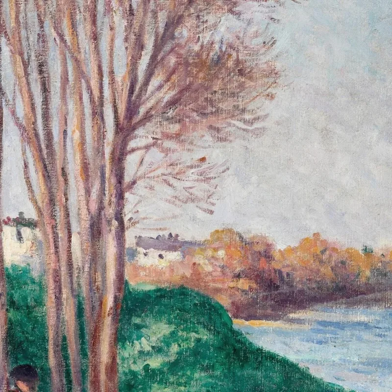 Die Ruhe An Den Ufern Der Loire Bei Saint-Ay Maximilien Luce