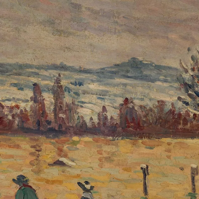 La Inundación En Longchamp Maximilien Luce
