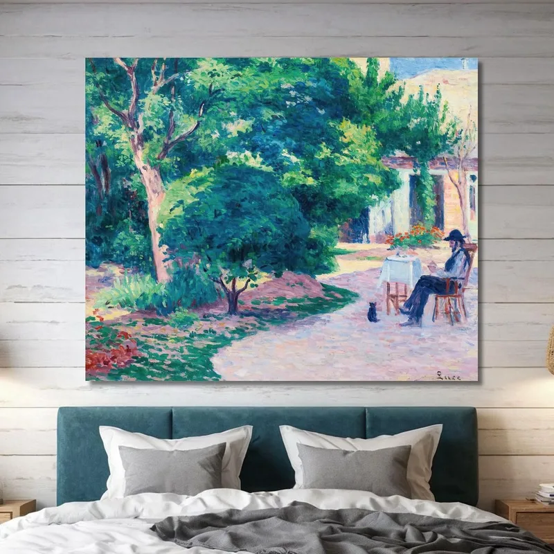 Parigi, Il Giardino Di Alexandre Charpentier All’Hameau Boileau Maximilien Luce