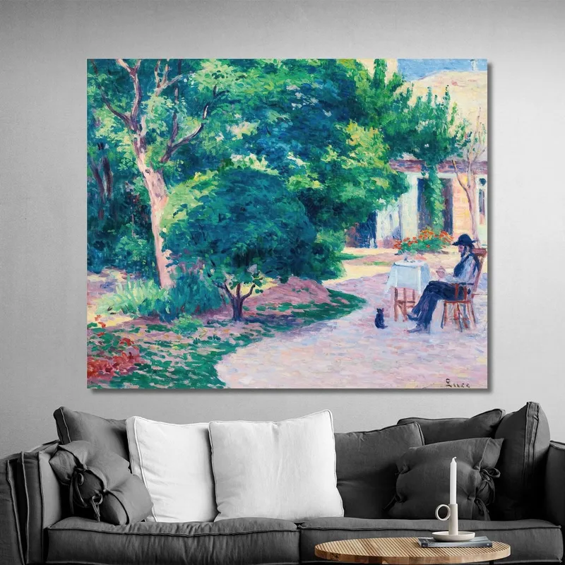 Parigi, Il Giardino Di Alexandre Charpentier All’Hameau Boileau Maximilien Luce