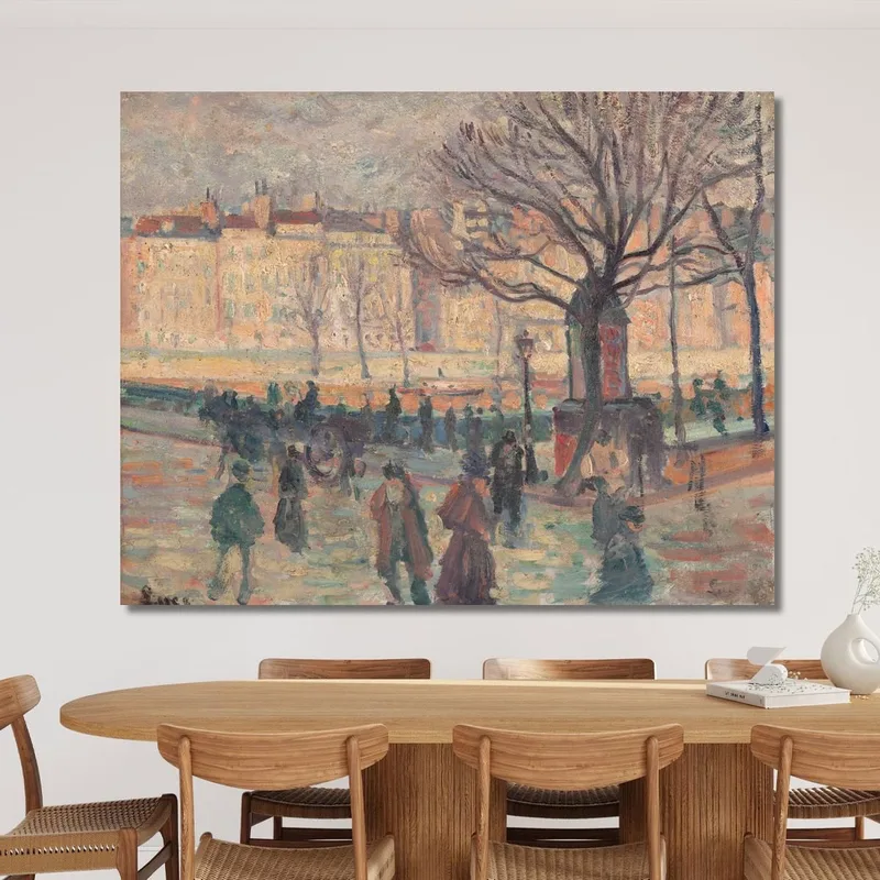 Paisaje Parisino. Orillas Del Sena Maximilien Luce