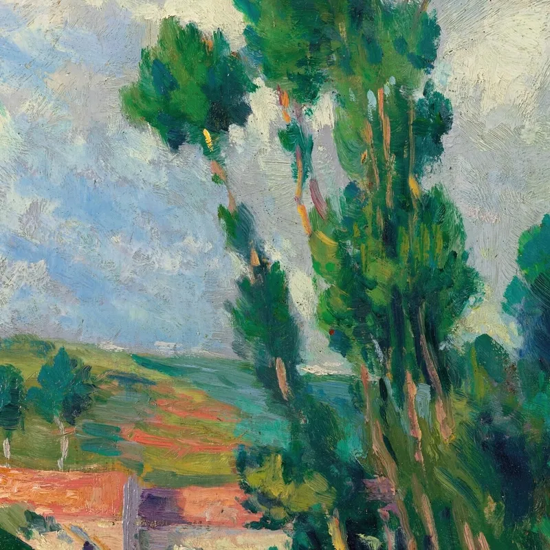 Paisaje En Moulineux Maximilien Luce