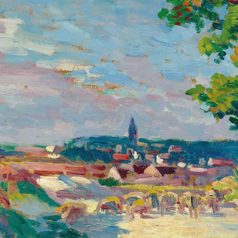 Landschaft Bei Méréville Maximilien Luce