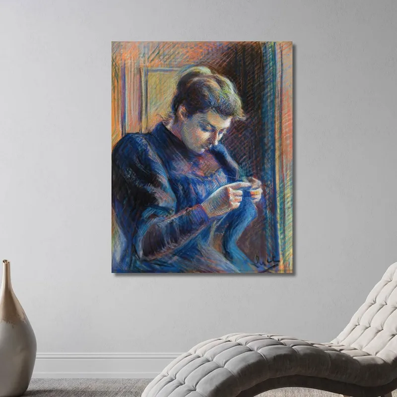 Portrait De Madame Berthier Maximilien Luce