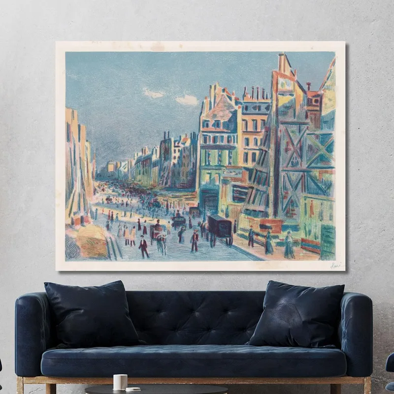 Rue Réaumur Maximilien Luce