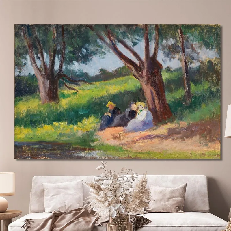 Unter Dem Baum Rolleboise Maximilien Luce
