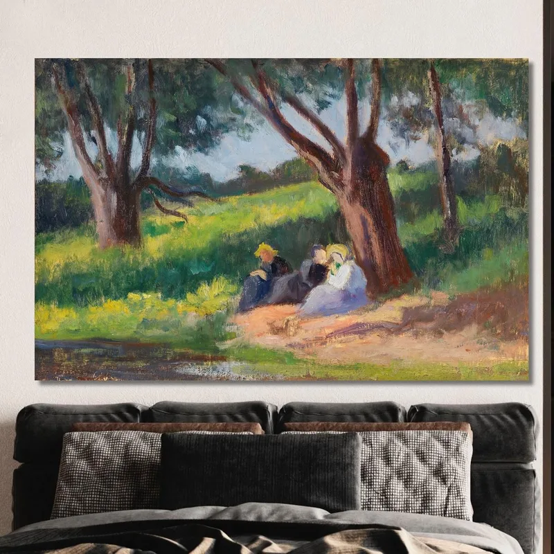 Unter Dem Baum Rolleboise Maximilien Luce