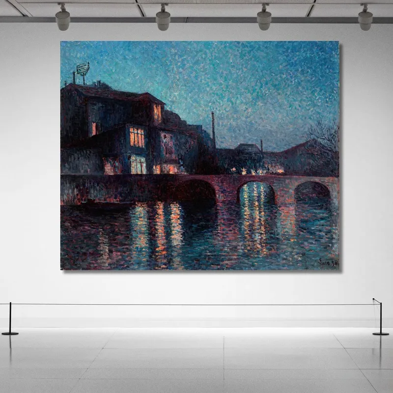 Il Fiume Sambre A Charleroi Maximilien Luce