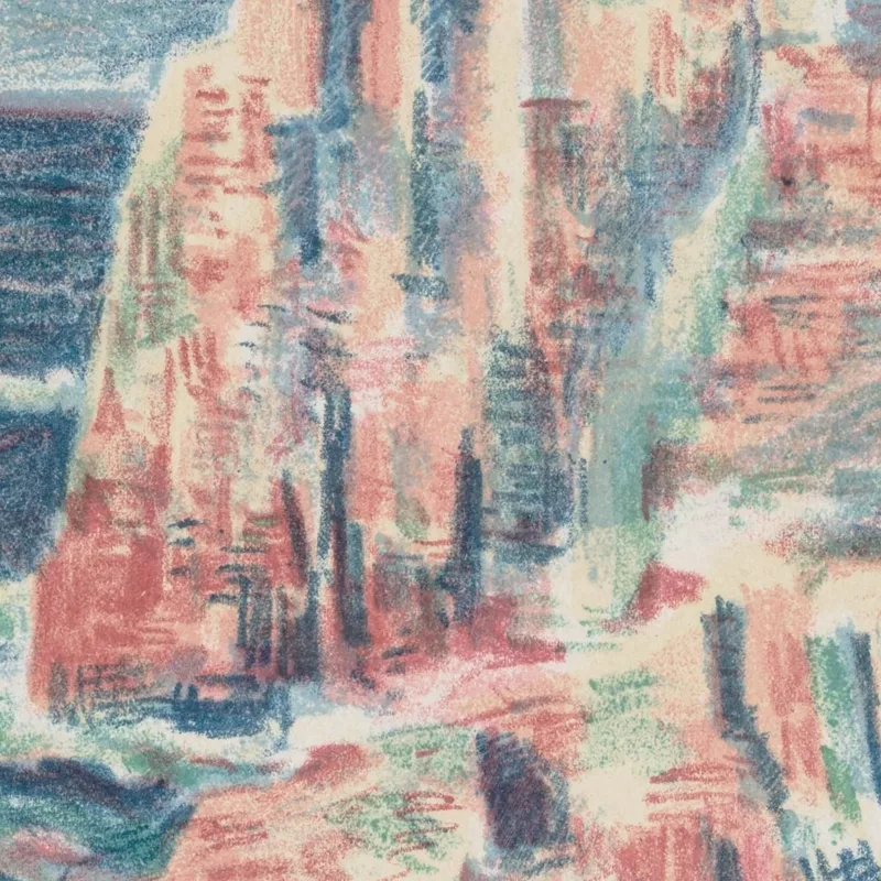 Das Meer Bei Camaret Die Roten Felsen Maximilien Luce