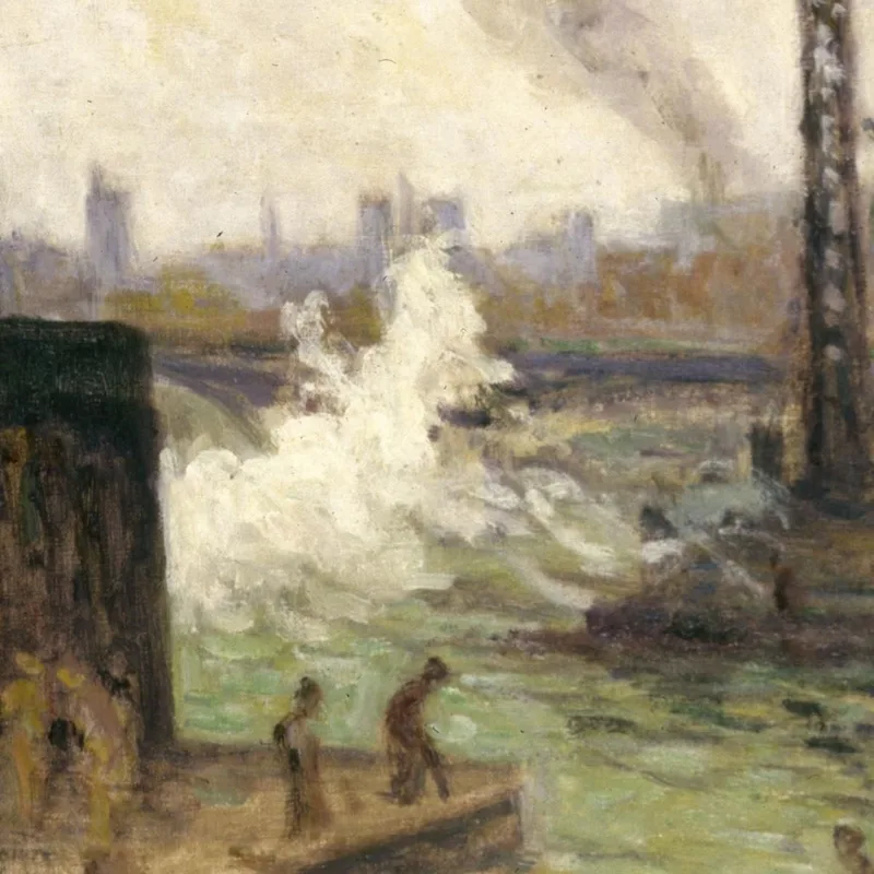 Lavori Sulla Senna Al Ponte Dei Saints-Pères Maximilien Luce