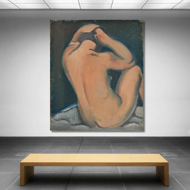 Study Of A Nude Mikuláš Galanda