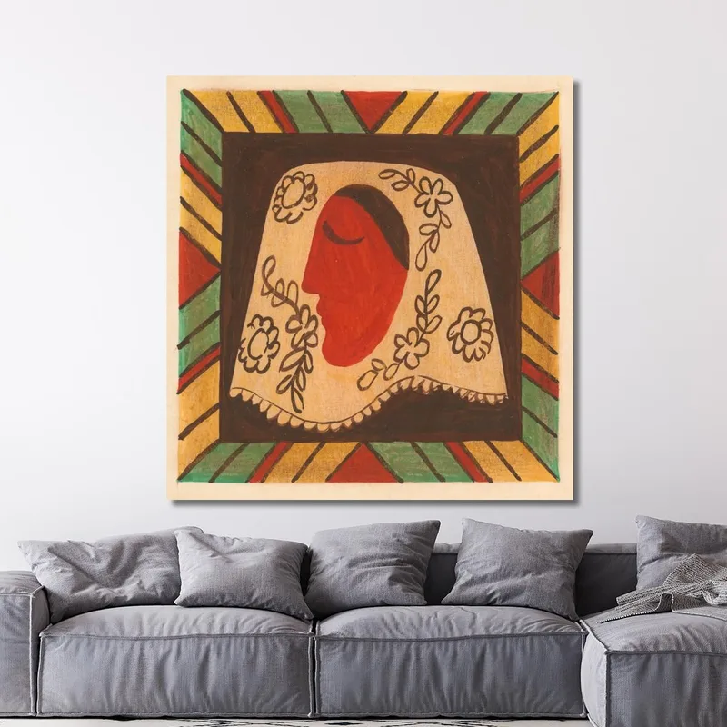 The Head Of A Girl In A Scarf Mikuláš Galanda