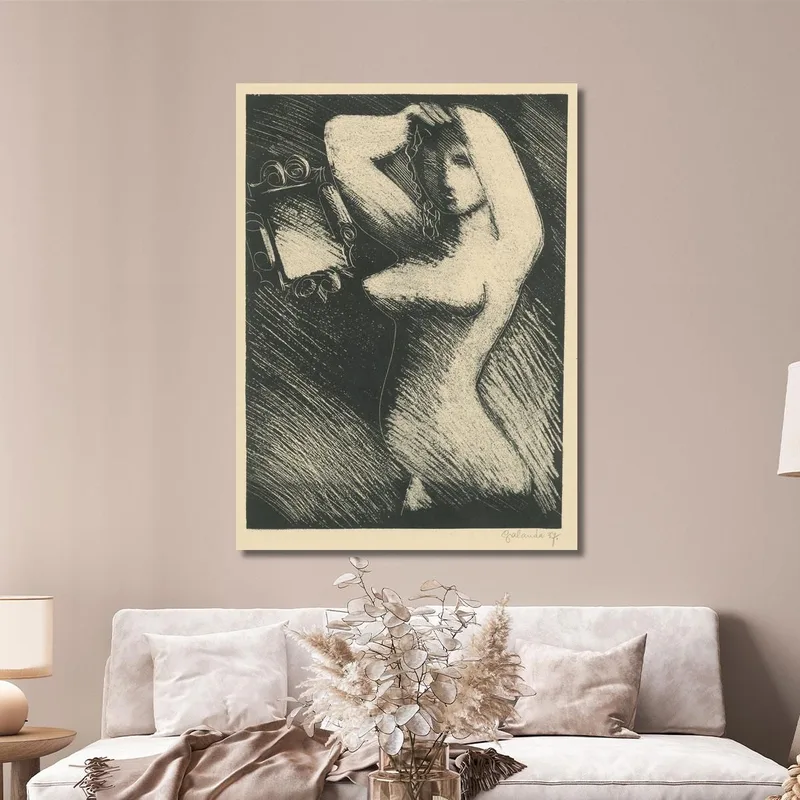 Woman In Front Of A Mirror Mikuláš Galanda