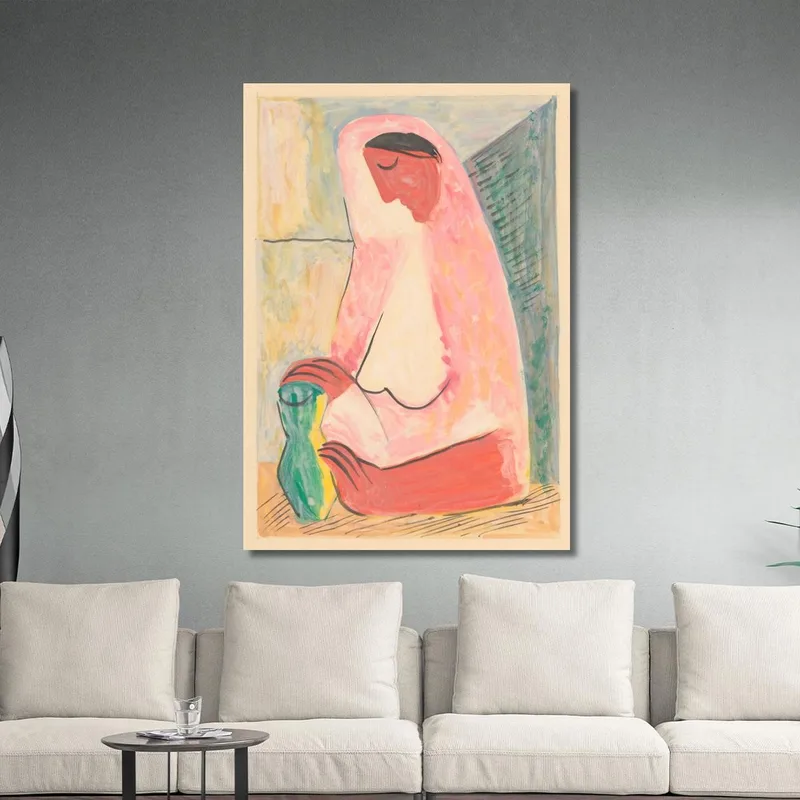 Femme Avec Un Vase Mikuláš Galanda