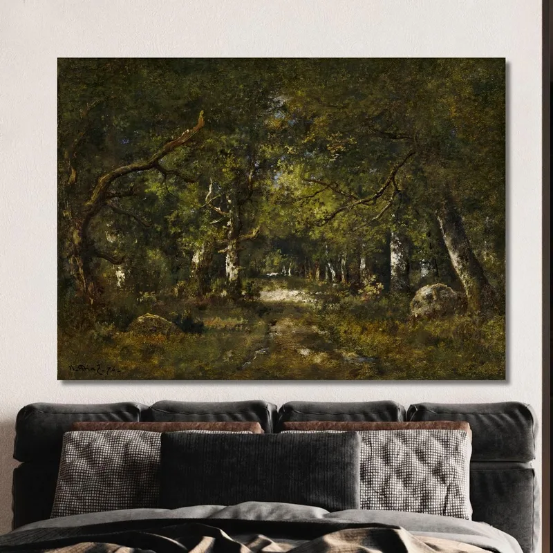 Forest Scene Narcisse-Virgile Diaz de La Peña