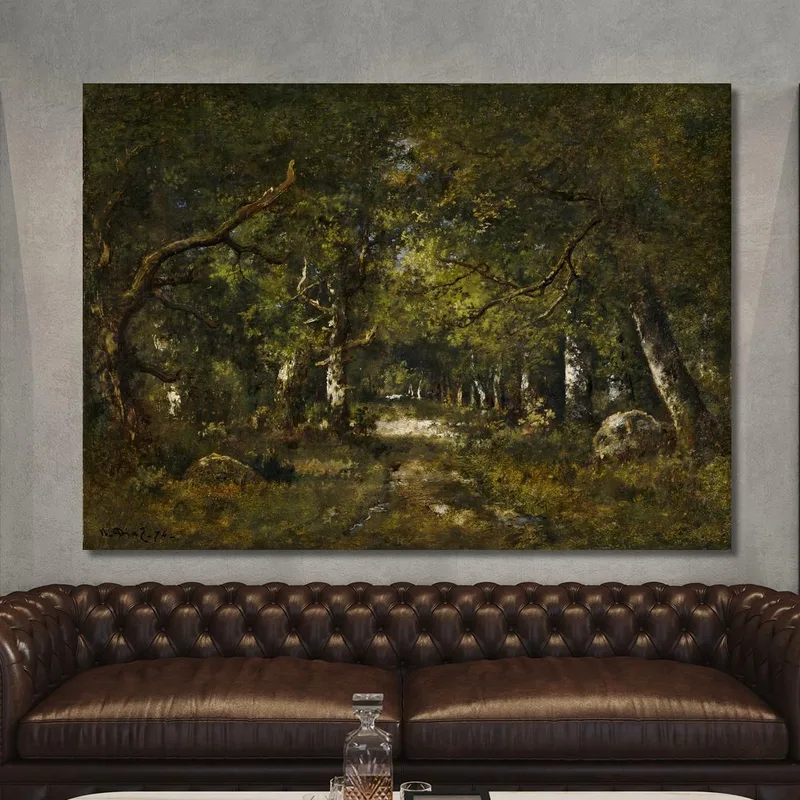 Forest Scene Narcisse-Virgile Diaz de La Peña