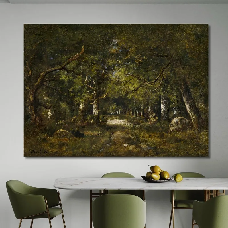 Forest Scene Narcisse-Virgile Diaz de La Peña