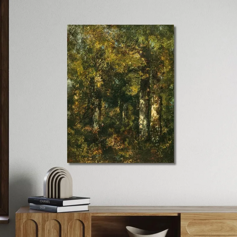 En El Bosque De Fontainebleau Narcisse-Virgile Diaz de La Peña