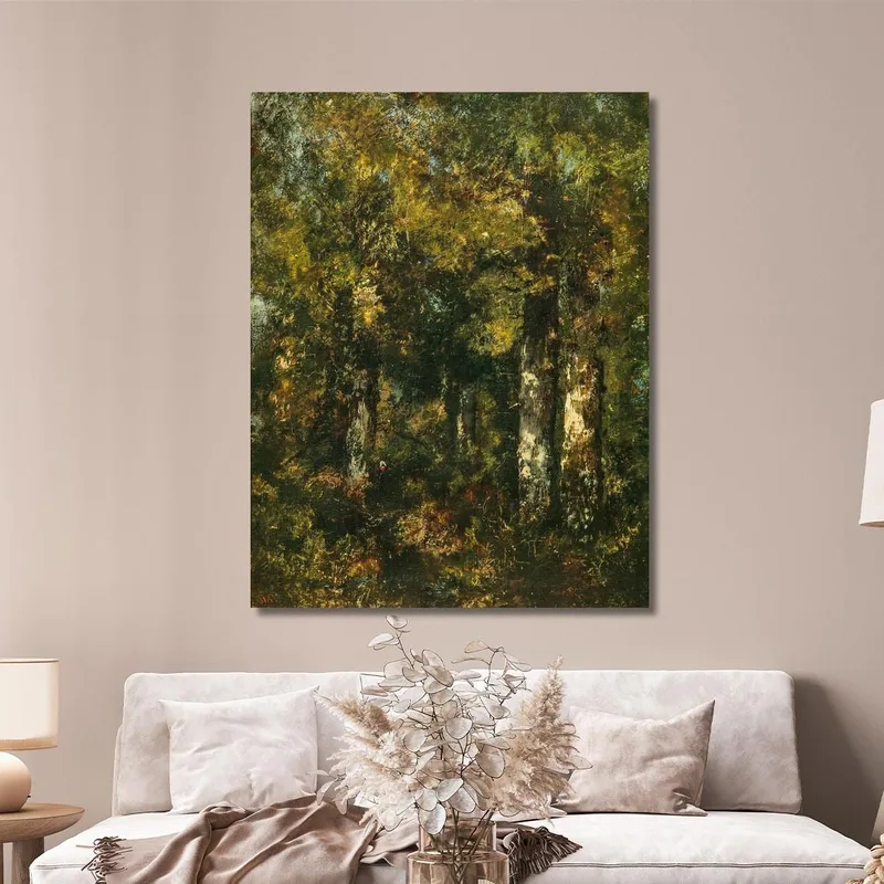 En El Bosque De Fontainebleau Narcisse-Virgile Diaz de La Peña