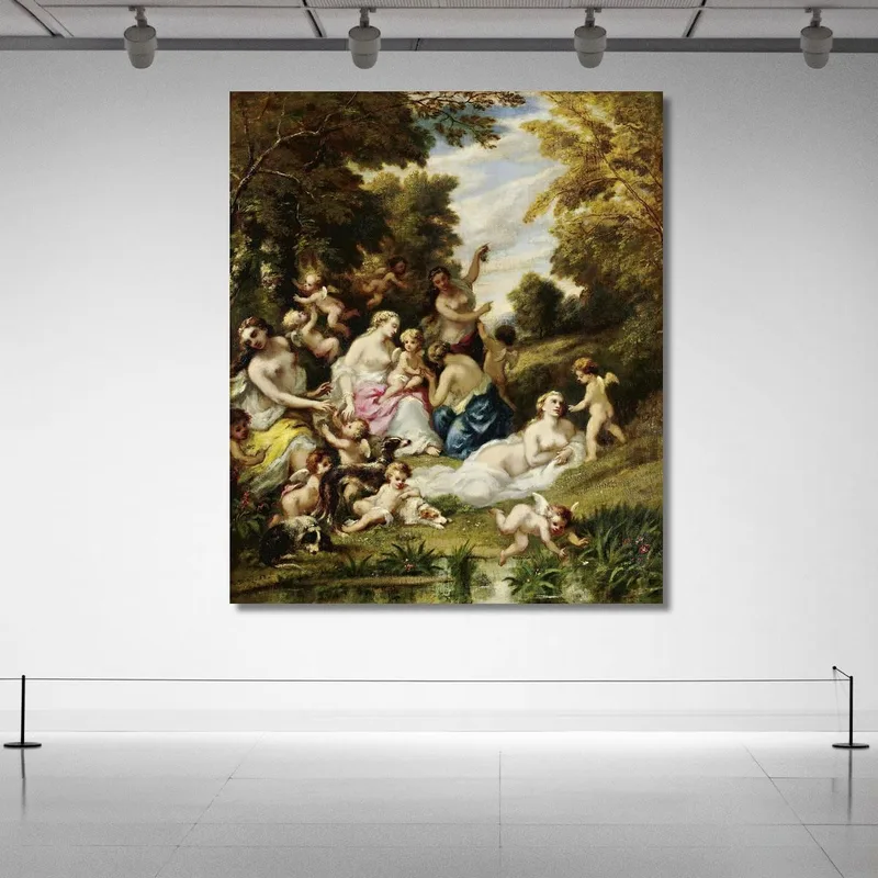 La Fiesta De Los Amores Narcisse-Virgile Diaz de La Peña