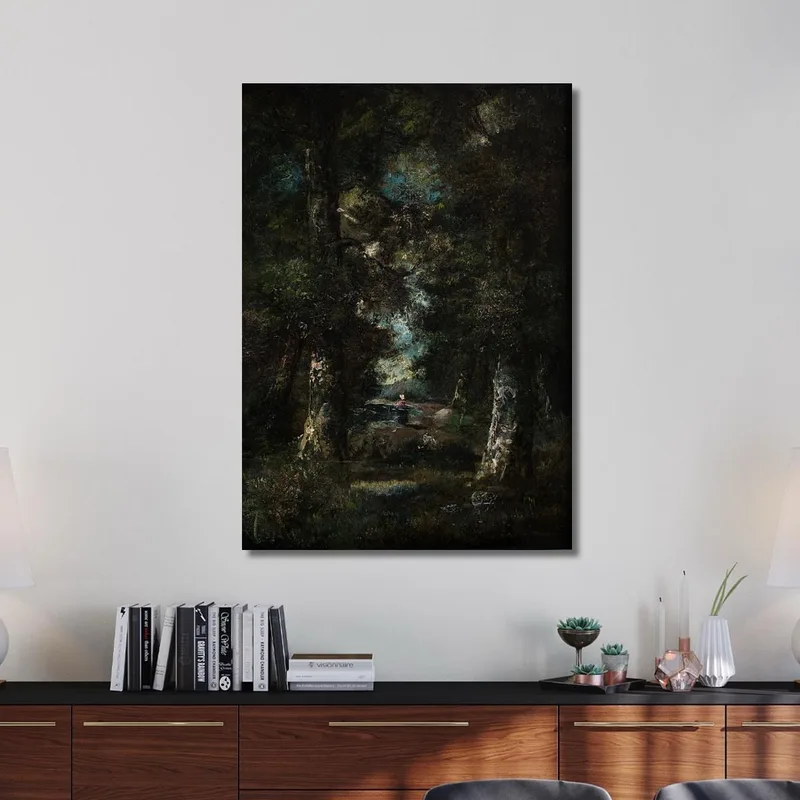 Landschaft – Pfad Im Wald Narcisse-Virgile Diaz de La Peña