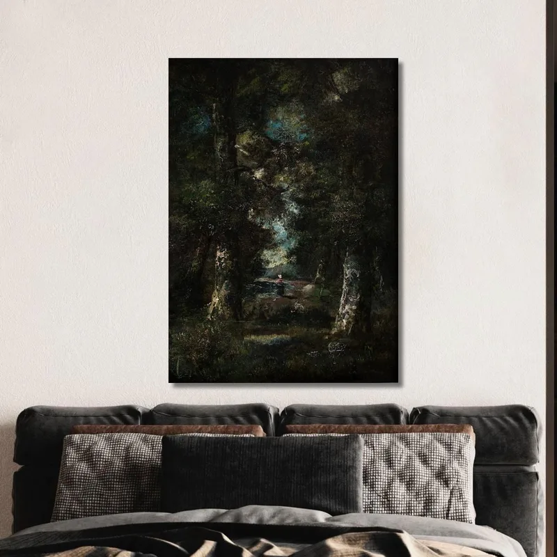 Landschaft – Pfad Im Wald Narcisse-Virgile Diaz de La Peña