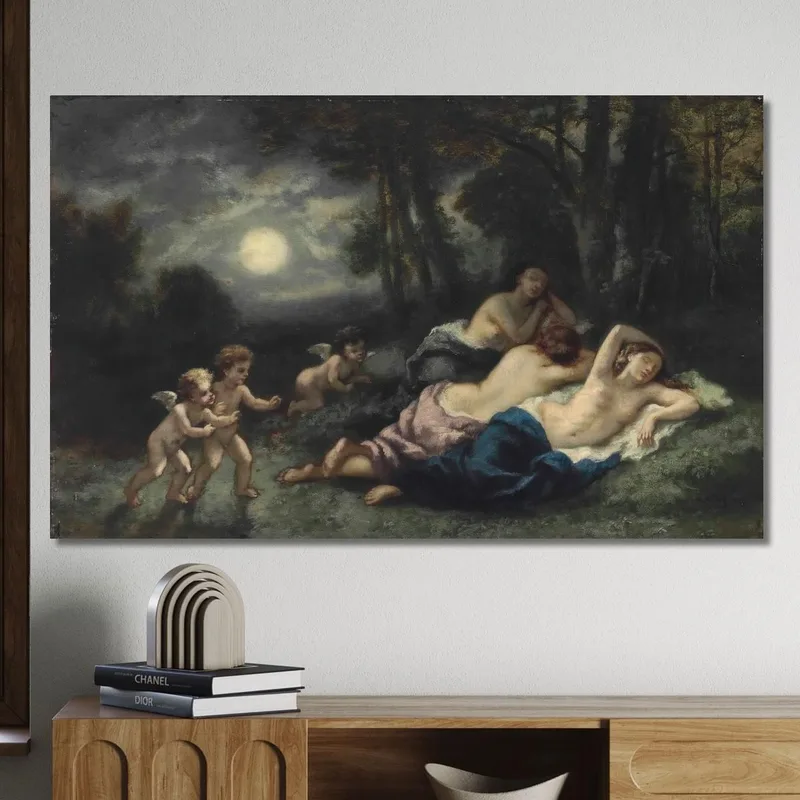 El Sueño De Las Ninfas En La Noche Narcisse-Virgile Diaz de La Peña