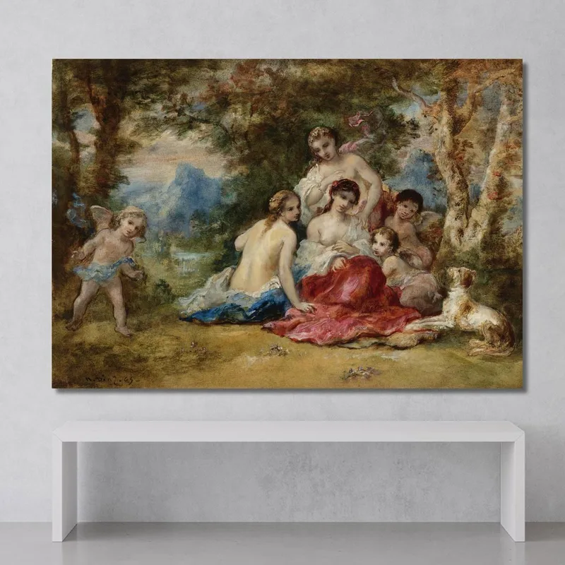 Le Amadriadi Narcisse-Virgile Diaz de La Peña
