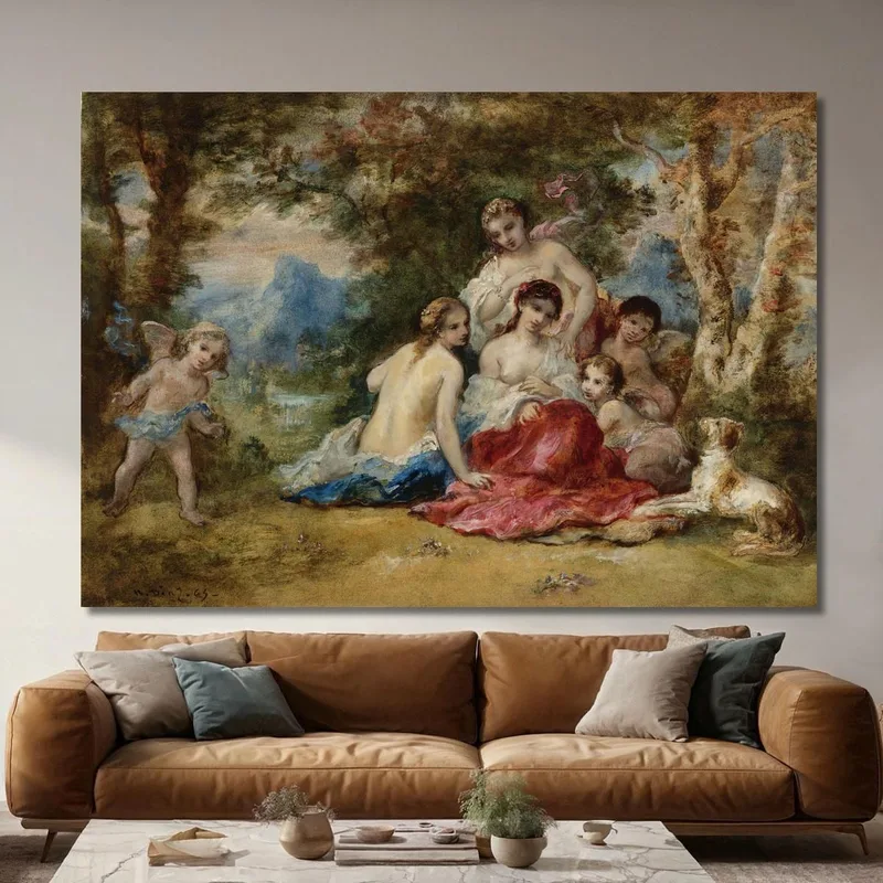 Le Amadriadi Narcisse-Virgile Diaz de La Peña