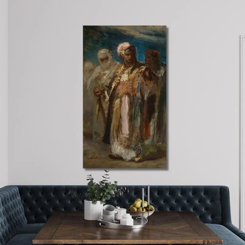 Männer In Orientalischen Kostümen Narcisse-Virgile Diaz de La Peña