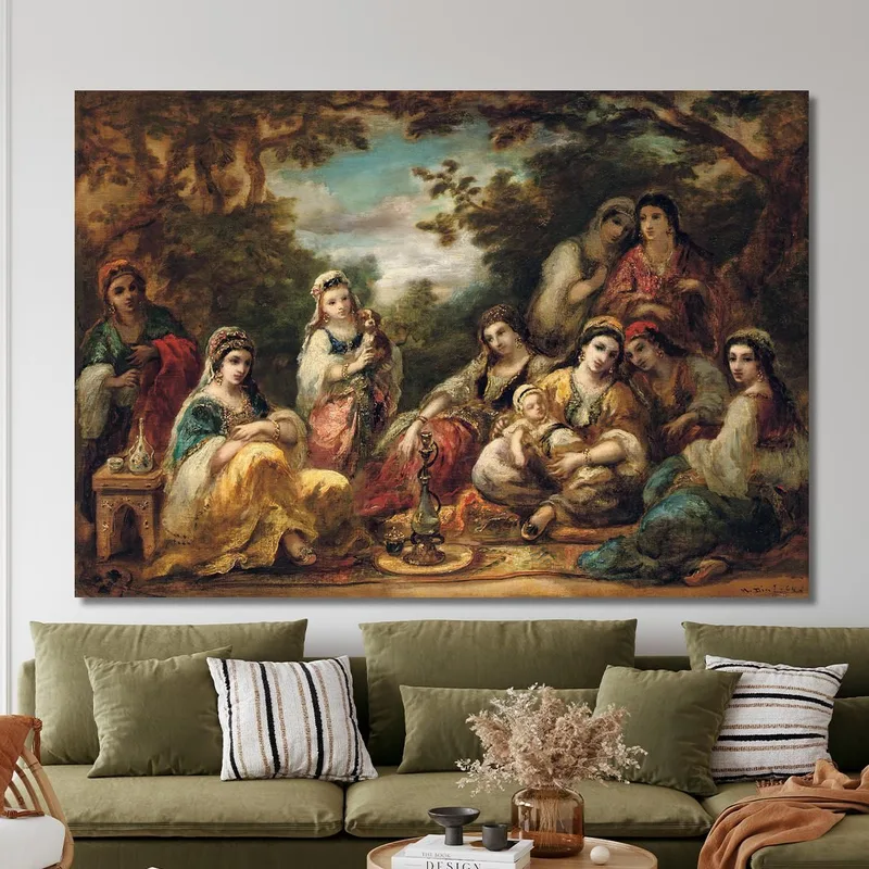 Damas Orientales En Descanso Narcisse-Virgile Diaz de La Peña