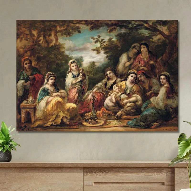 Damas Orientales En Descanso Narcisse-Virgile Diaz de La Peña
