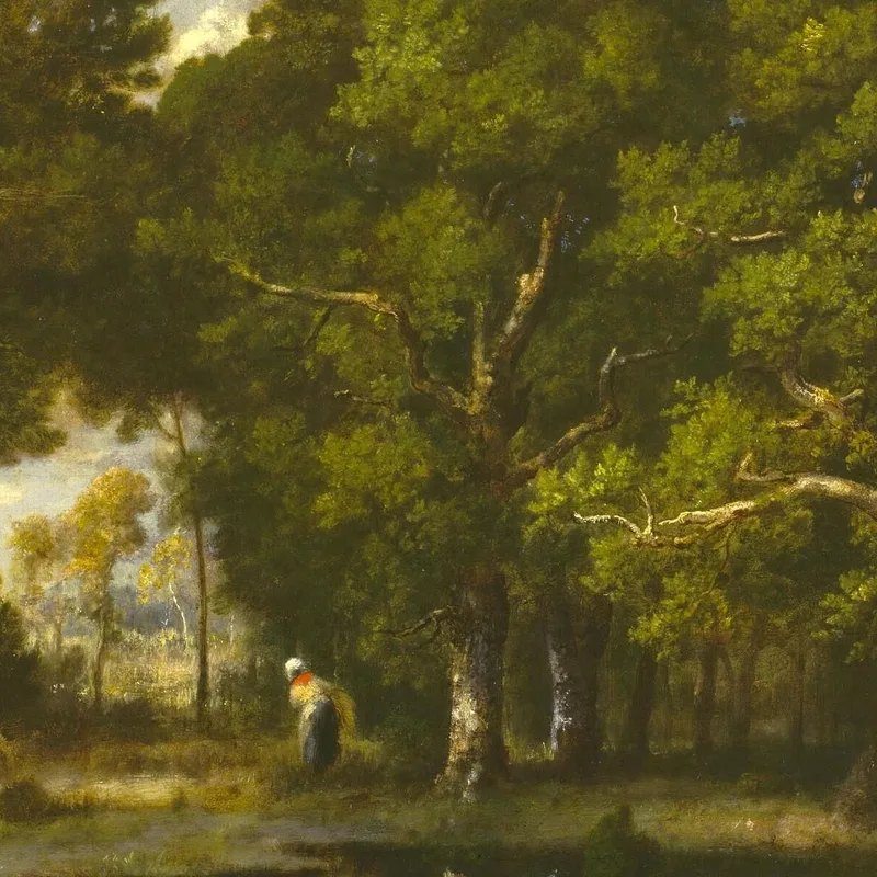 Stagno Nel Bosco Narcisse-Virgile Diaz de La Peña