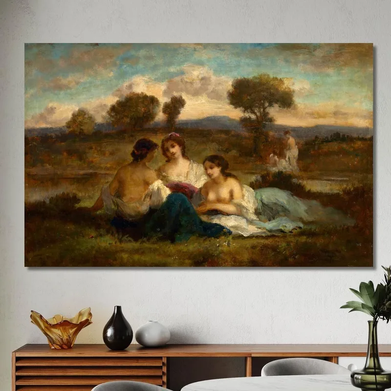 The Bathers Narcisse-Virgile Diaz de La Peña