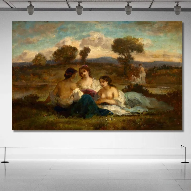 The Bathers Narcisse-Virgile Diaz de La Peña