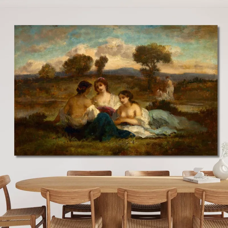 The Bathers Narcisse-Virgile Diaz de La Peña