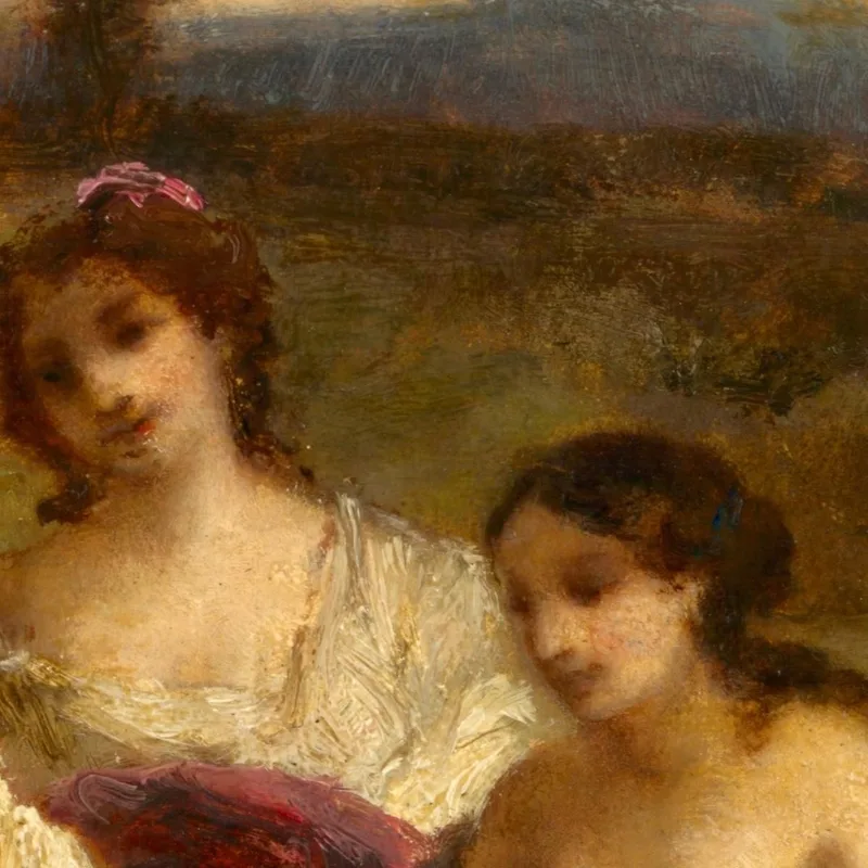 The Bathers Narcisse-Virgile Diaz de La Peña