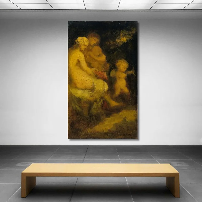 La Educación De Cupido Narcisse-Virgile Diaz de La Peña