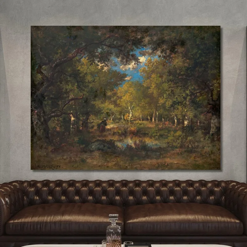 The Forest Of Fontainebleau Narcisse-Virgile Diaz de La Peña