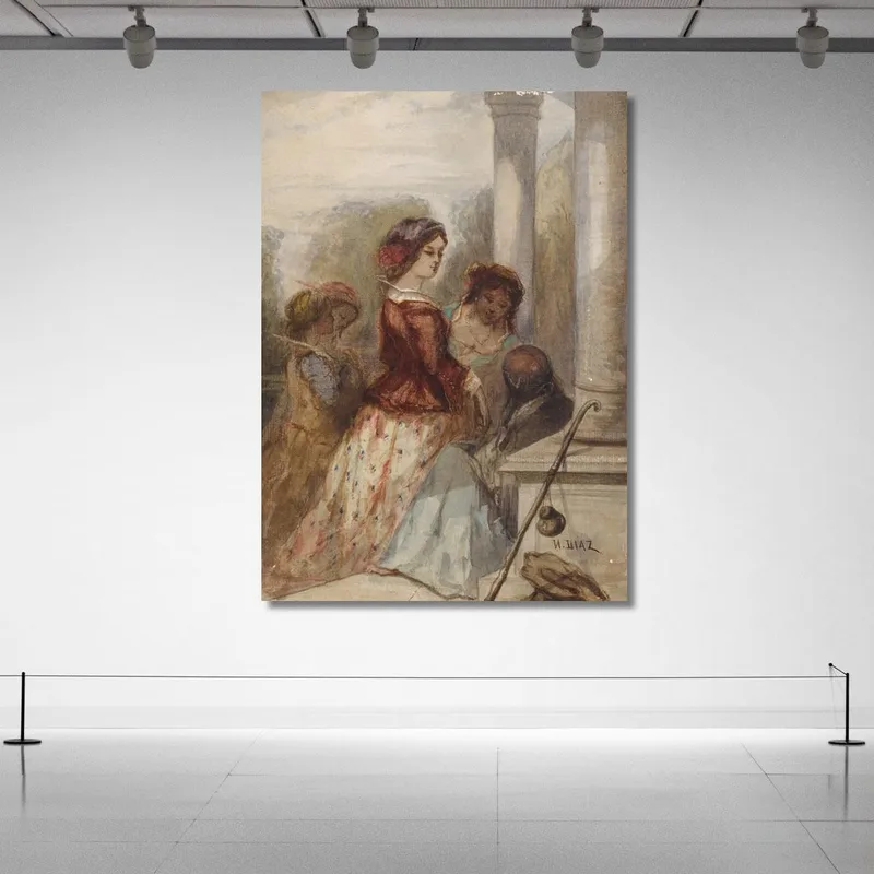 La Adivina Narcisse-Virgile Diaz de La Peña