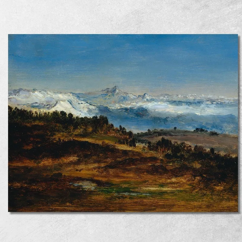 I Pirenei, Il Pic Du Midi De Bigorre Narcisse-Virgile Diaz de La Peña quadro stampa su tela