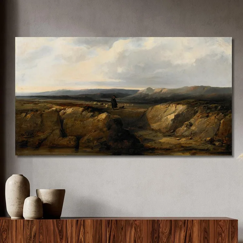 The Shepherd And His Flock Narcisse-Virgile Diaz de La Peña